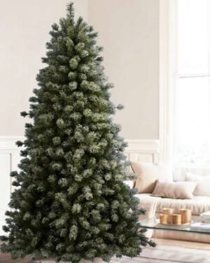 Sapin de Noël enneigé Alsacien